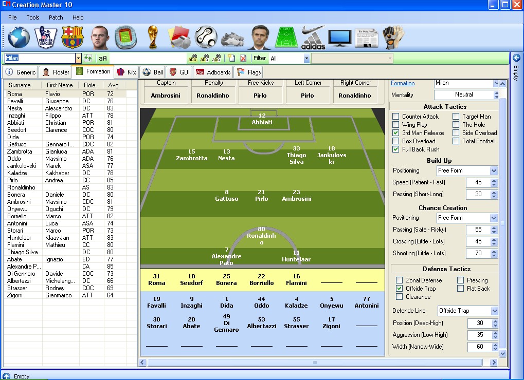 Software | Creation Master 10 Version 10.3 – FIFA 10 – FIFAMoro