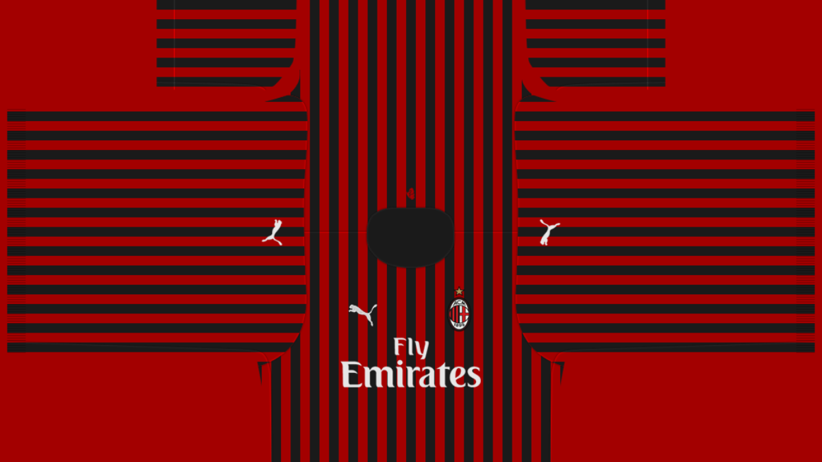 Kit dls retro 2024 classic ac milan