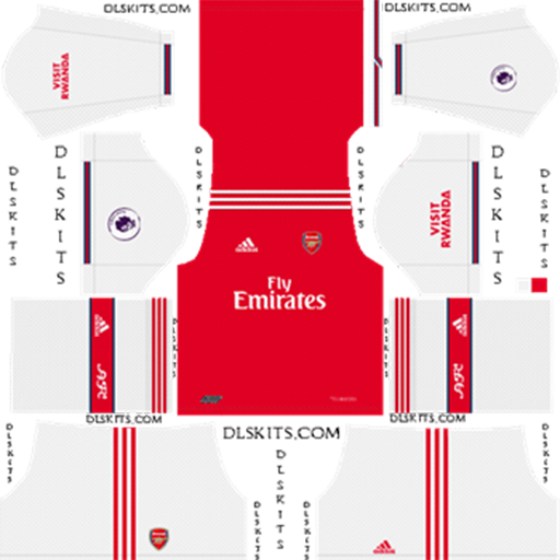 Arsenal Home Kit 2019 20 DLS 19 Kits Dream League Soccer DLS Arsenal Kits 038 Logos 2019 2020