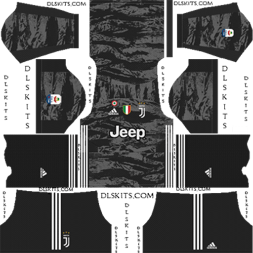 Juventus Goalkeeper Home Kit 2019 2020 DLS 19 Kits Dream League Soccer DLS Juventus Kits 038 Logos 2019 2020