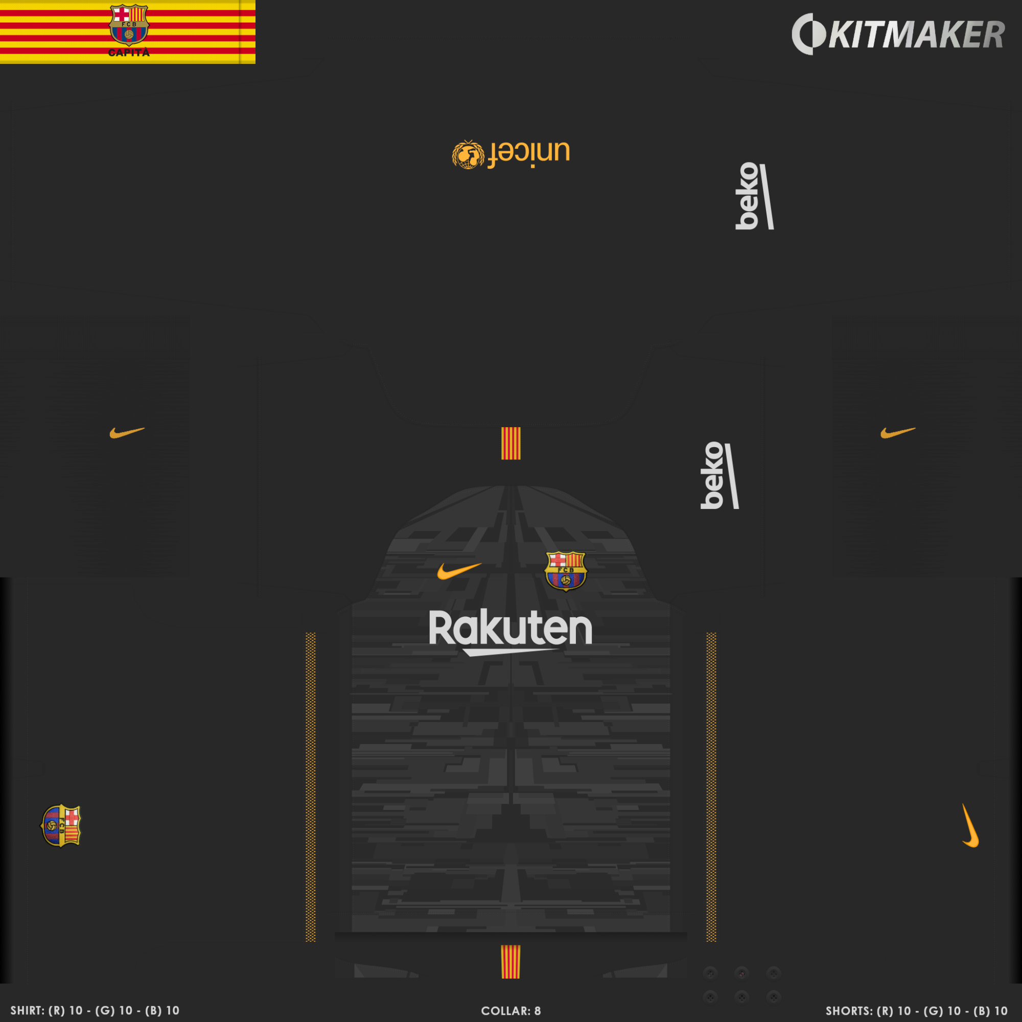 Barcelona 4 2000x2000 PES La Liga Kits Pack 2019 2020