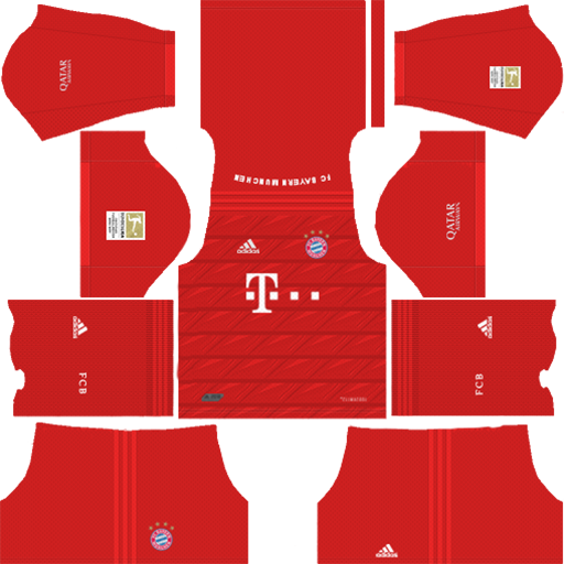 Bayern Munich Kits 2019 2020 Home Kit 1 DLS Bayern Munich Kits 038 Logos 2019 2020
