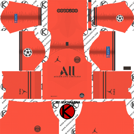 Paris Saint Germain PSG X Jordan Away Kits DLS PSG Kits 038 Logos 2019 2020